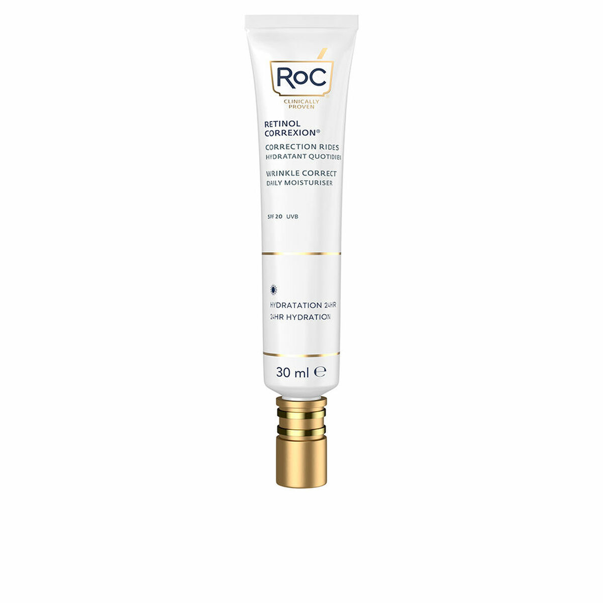 Kräm mot rynkor Roc Wrinkle Correct Spf 30 E-vitamin Retinol 30 ml