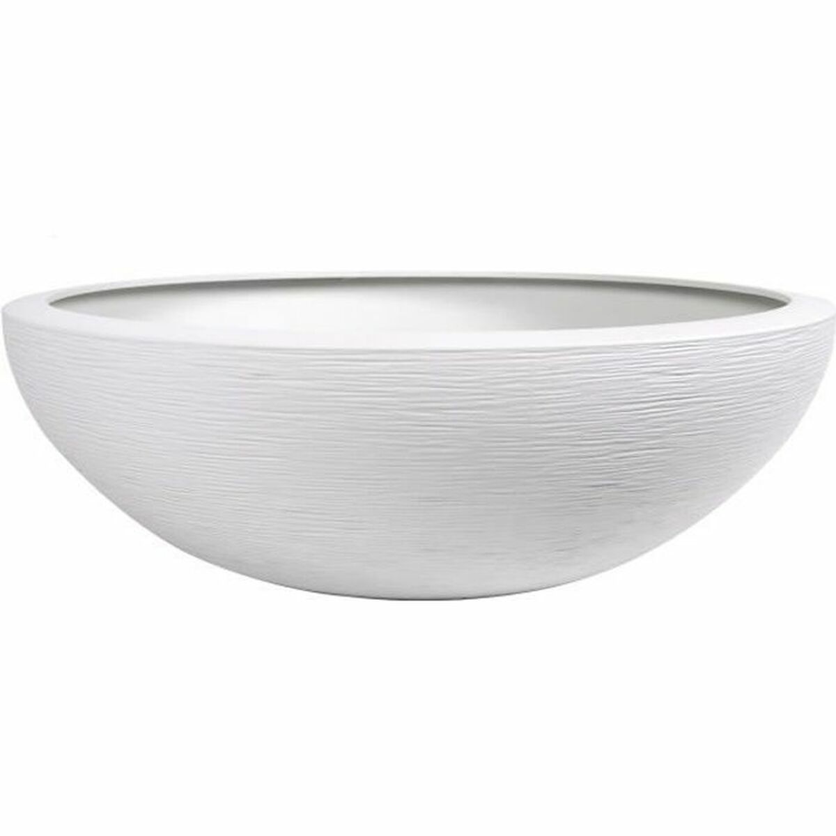 Kruka EDA Ø 59 cm Vit Plast Rund