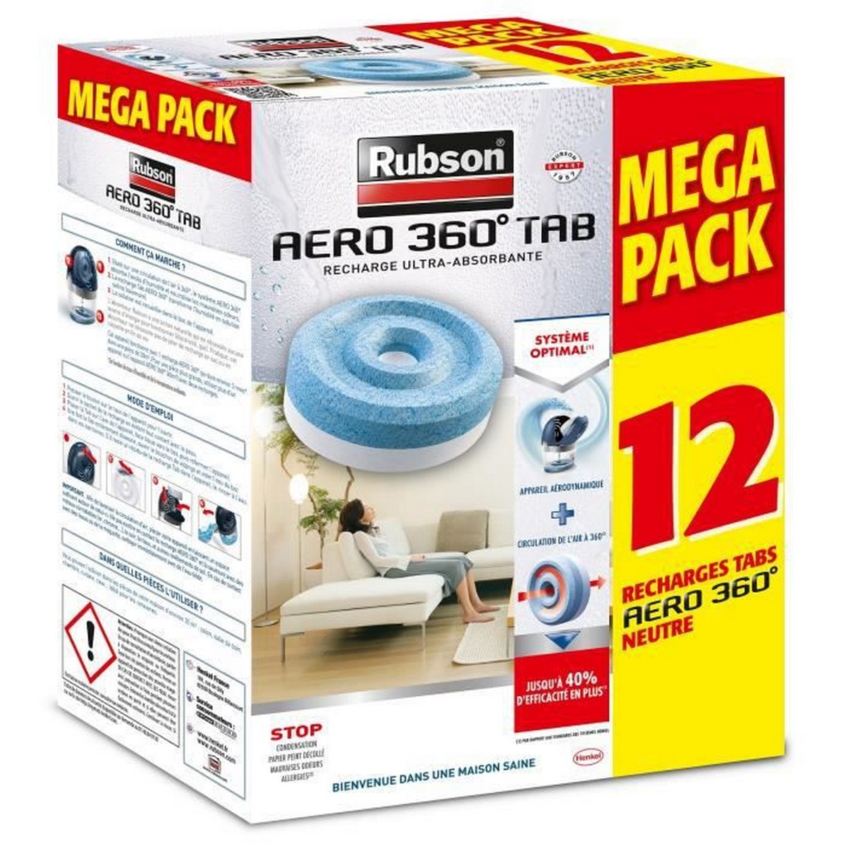 Refill Till Luftfräschare Rubson Aero 360 Neutral