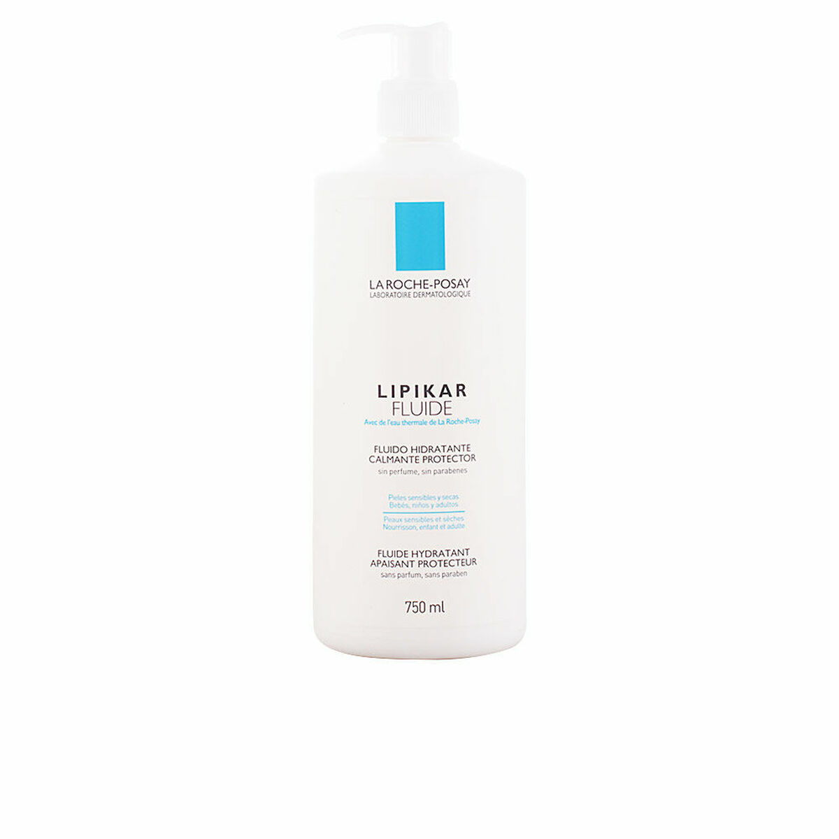 Återfuktande vätska La Roche Posay Lipikar (750 ml) (750 ml)