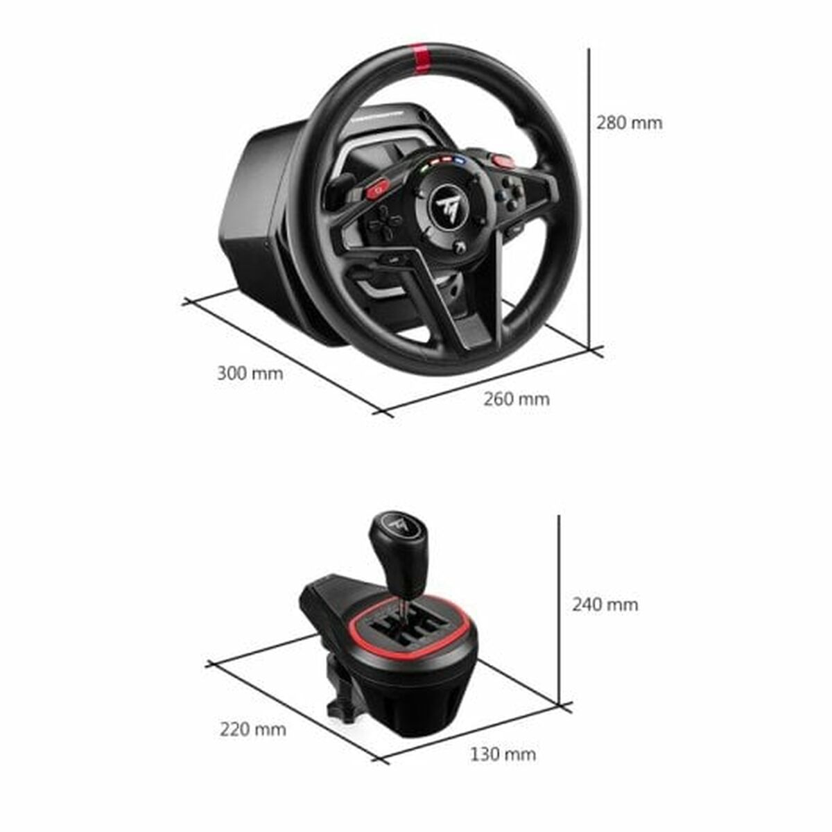 Spelkontroll Thrustmaster PC Svart Grå