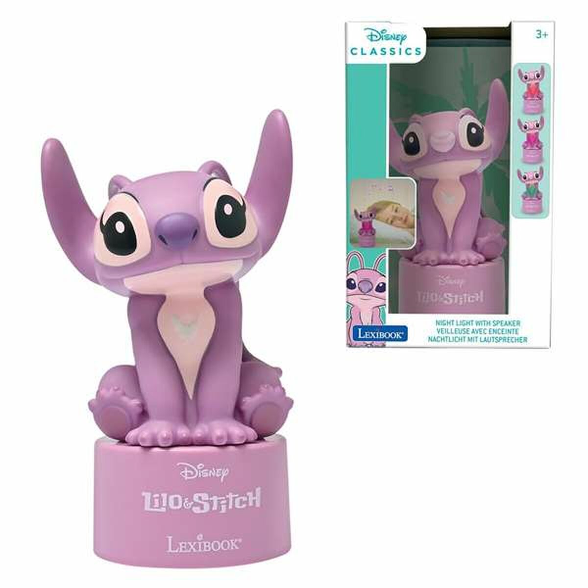 Bordslampa Stitch Angel Plast