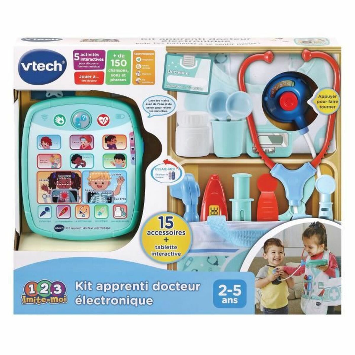 Leksak, doktorsväska med tillbehör Vtech Electronic Doctor Apprentice Kit