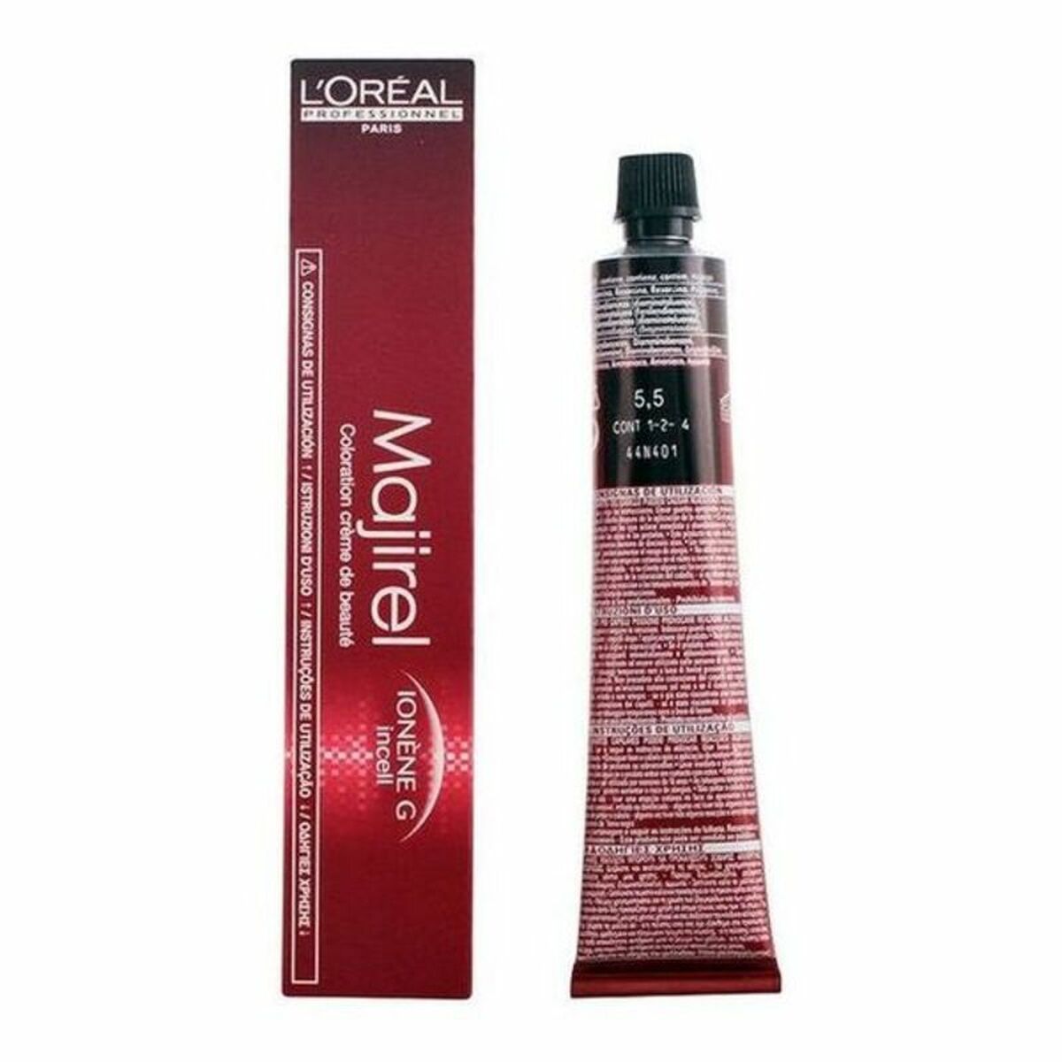 Permanent färg Majirel L'Oreal Professionnel Paris Majirel Nº 5,5 50 ml