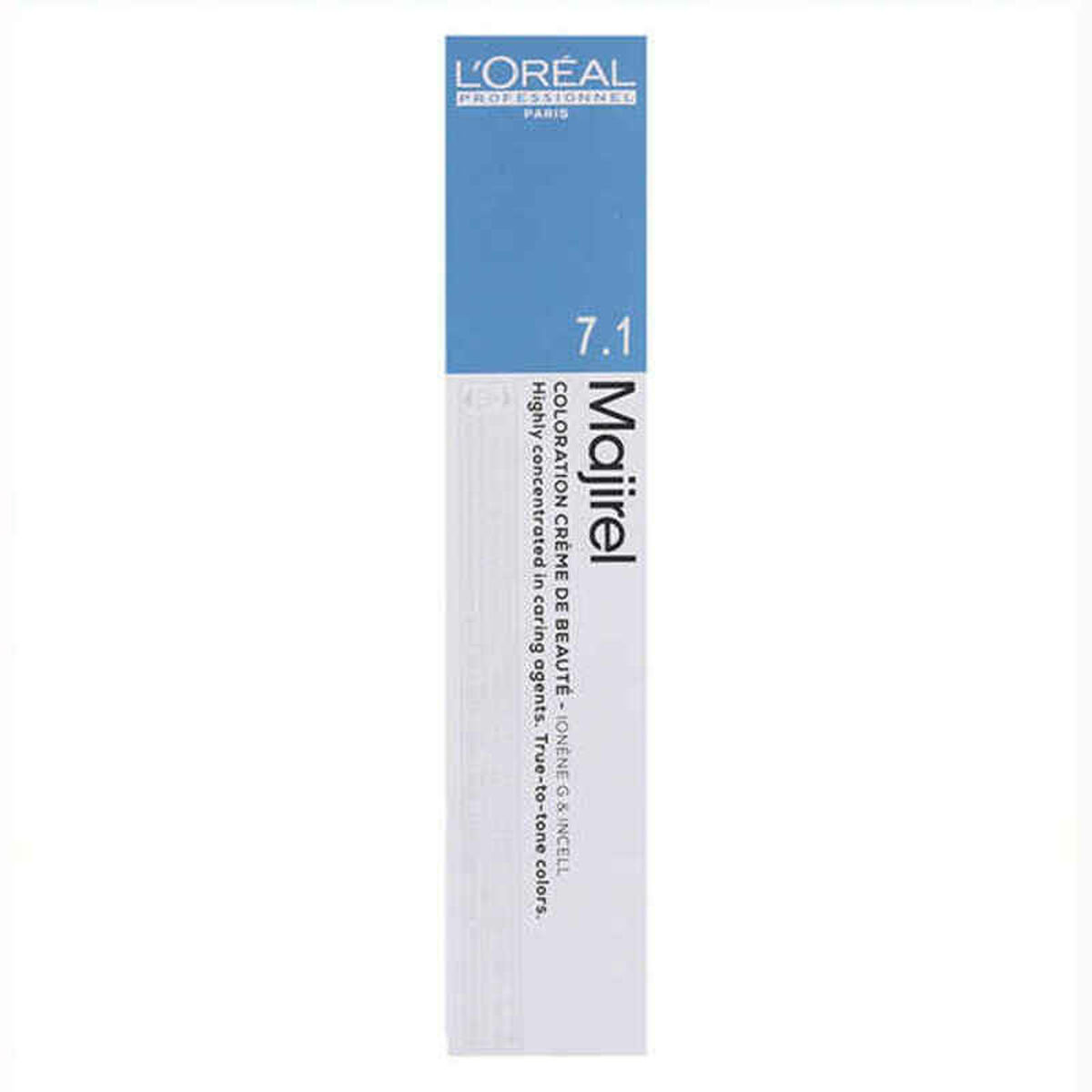 Permanent färg Majirel L'Oreal Professionnel Paris Majirel G Nº 7,1 Nº 7,1 50 ml