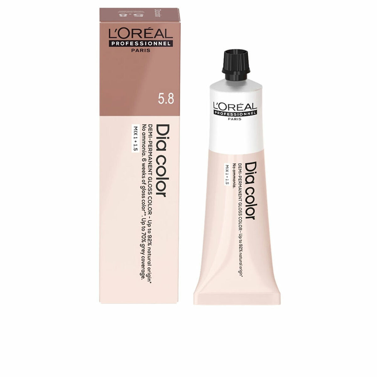 Semipermanent hårfärg L'Oreal Professionnel Paris DIA COLOR Nº 4.20 60 ml