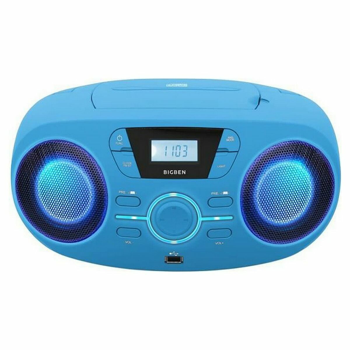 CD-radio BigBen Connected CD61BLUSB Blå