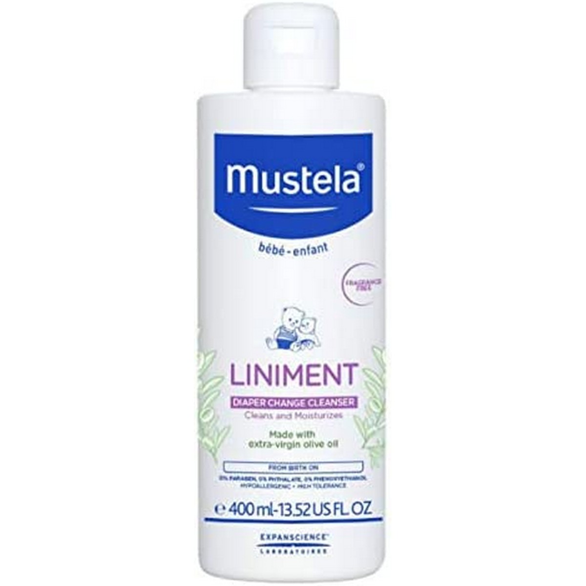 Skyddande blöjkräm Mustela Niño 400 ml