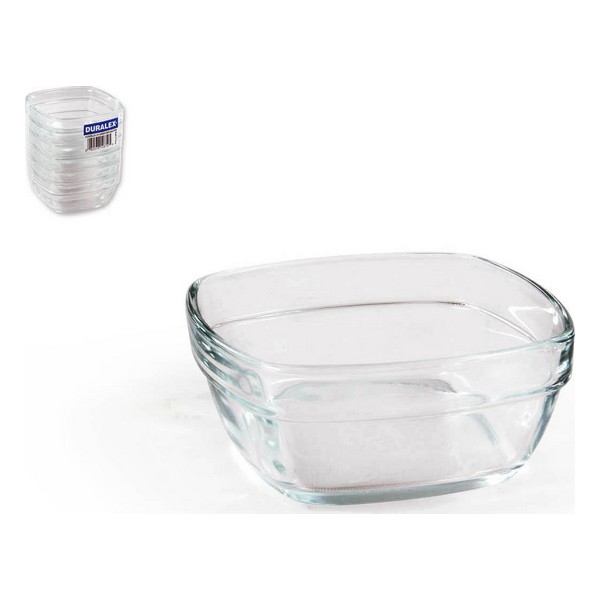 Skål Duralex Lys Stapelbara Fyrkantig 150 ml 9 x 9 x 4 cm