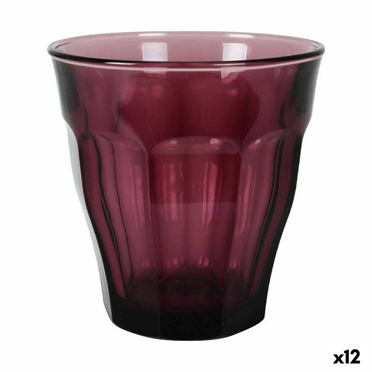 Glasset Duralex Picardie Purpur 4 Delar 250 ml (12 antal)