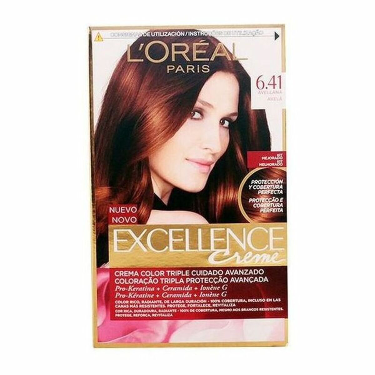 Permanent färg Excellence L'Oreal Make Up Excellence Nº 9.0-rubio muy claro Nº 8.0-rubio claro 192 ml