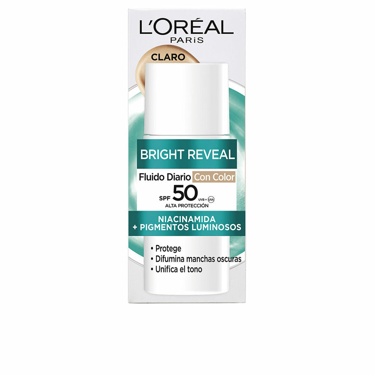 Ansiktskräm L'Oreal Make Up BRIGHT REVEAL NIACINAMIDA Spf 50 50 ml