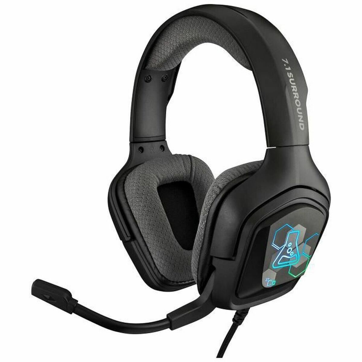 Hörlurar med Mikrofon The G-Lab KORP-COBALT-7.1 Svart Multicolour
