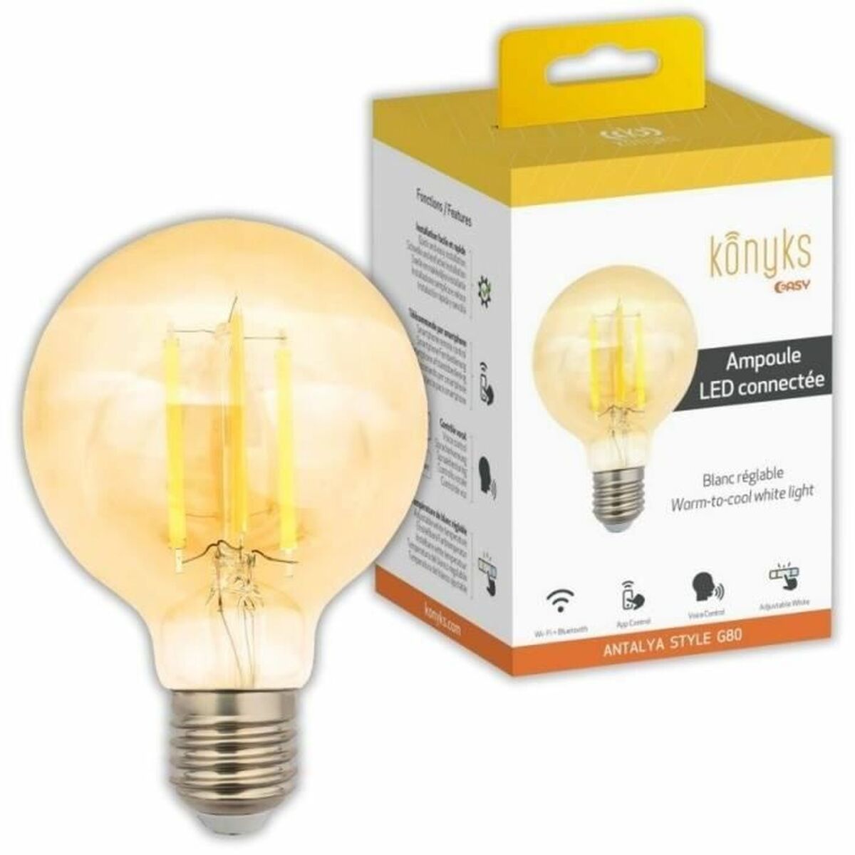 Smart-Lampa Konyks e27 E27 (6500 K)
