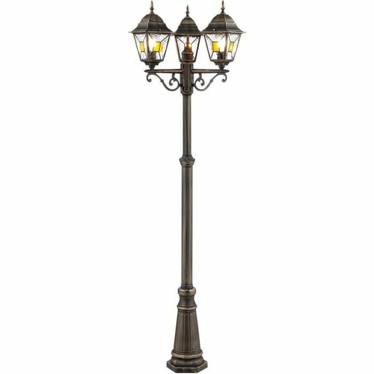 LED-lampa Brilliant Svart Guld Gyllene