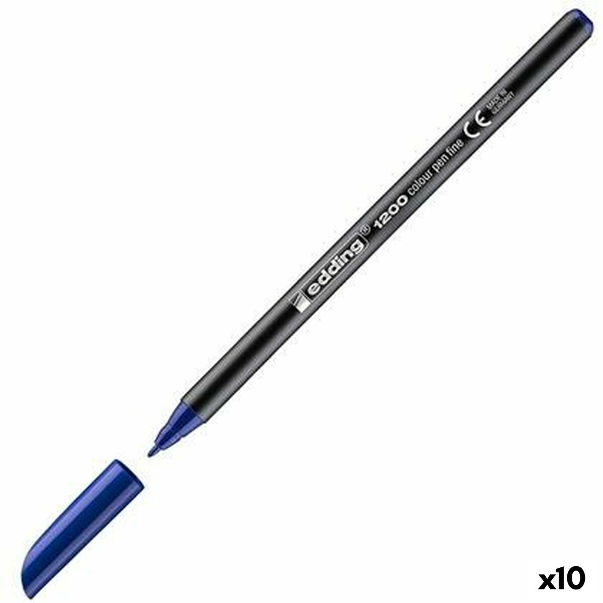 Tuschpennor Edding 1200 Blå (10 antal)