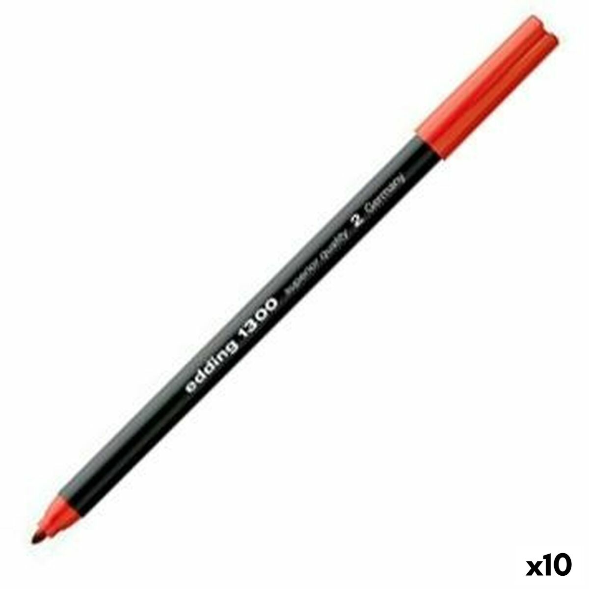 Tuschpennor Edding 1300 Röd (10 antal)