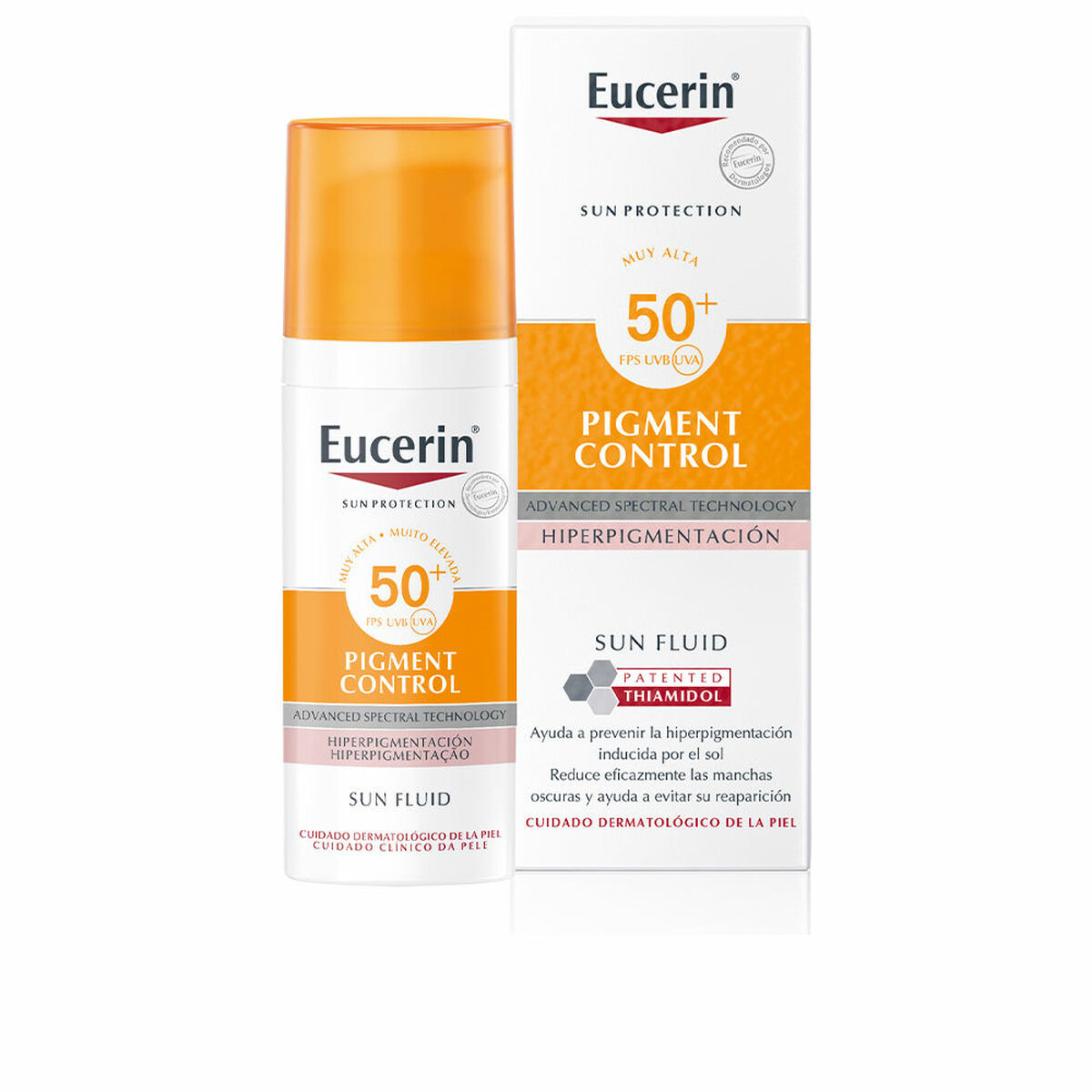 Sol Lotion som Motverkar Bruna Fläckar Eucerin Sun Protection SPF 50+ 50 ml