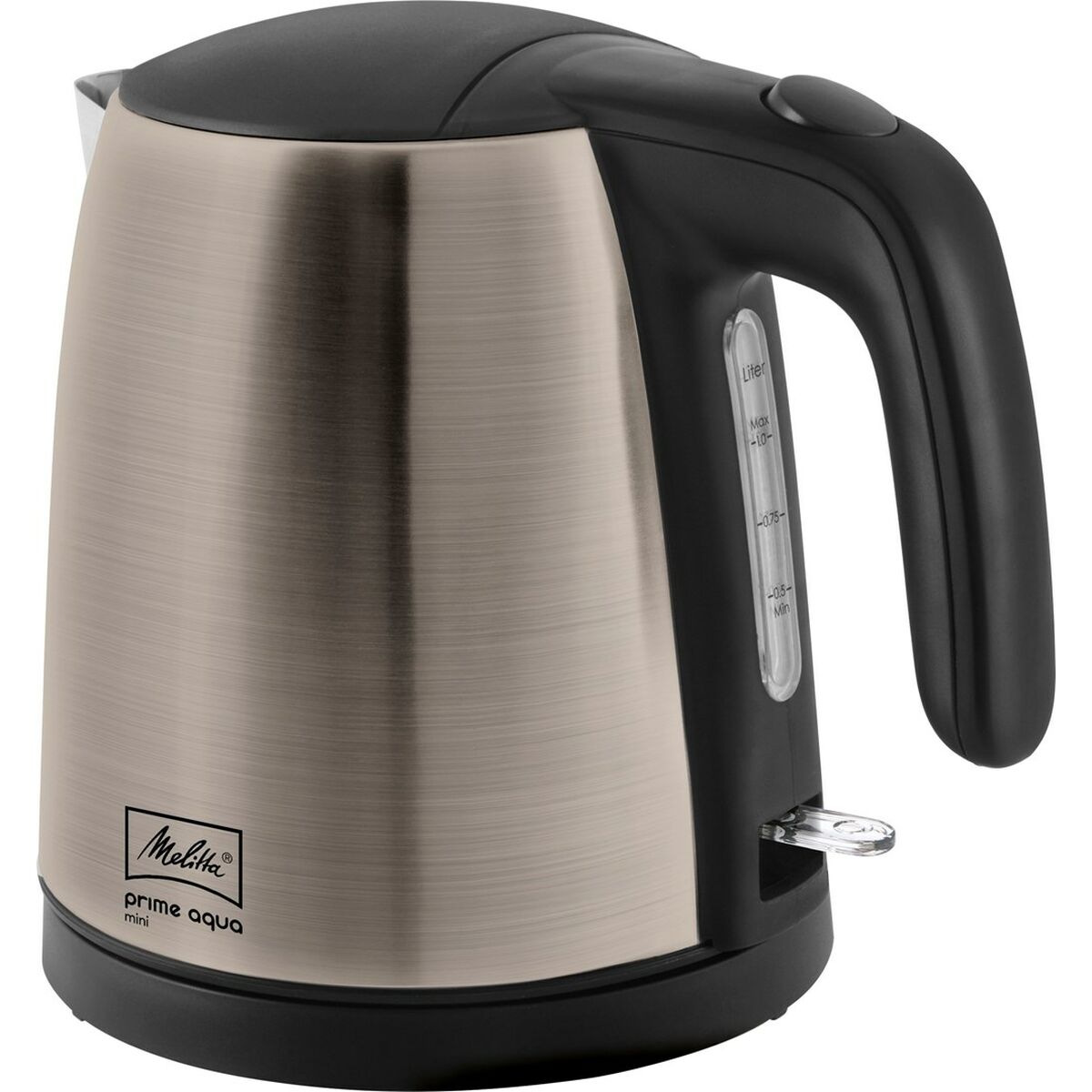 Vattenkokare Melitta PRIME AQUA MINI METALLIC GREY Grå Rostfritt stål 2200 W 1 L