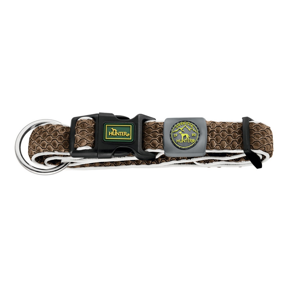 Hundhalsband Hunter Plus Tråd Brun Storlek XL Brown (45-70 cm)