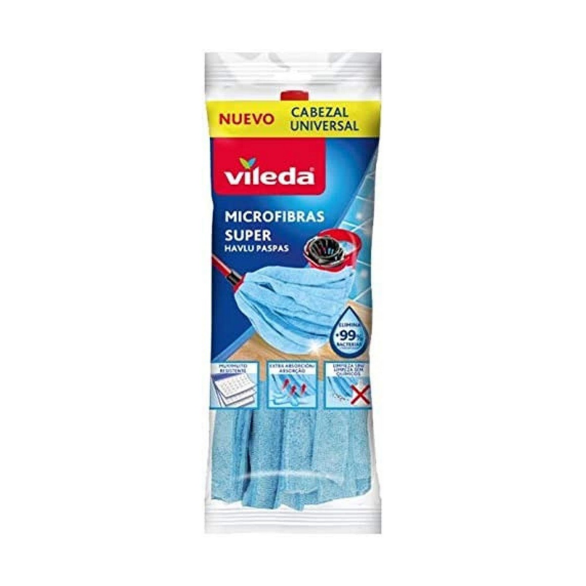 Mikrofiberduk Vileda Blå Mikrofiber