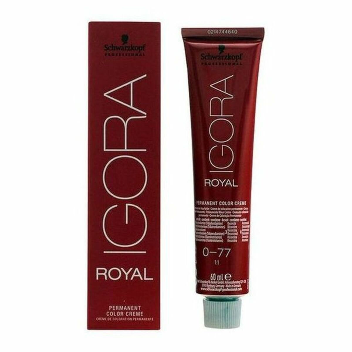 Permanent hårfärg Igora Royal Schwarzkopf Igora Royal 0-77 60 ml