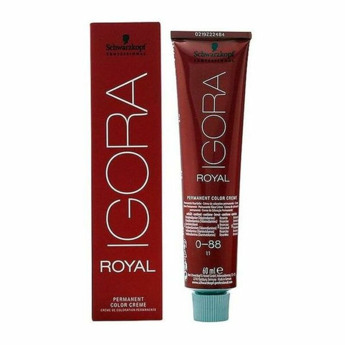 Permanent hårfärg Igora Royal Schwarzkopf 0-88 (60 ml)