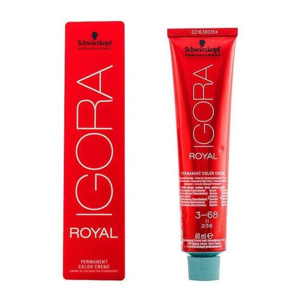 Permanent hårfärg Igora Royal Schwarzkopf 3-68 (60 ml)