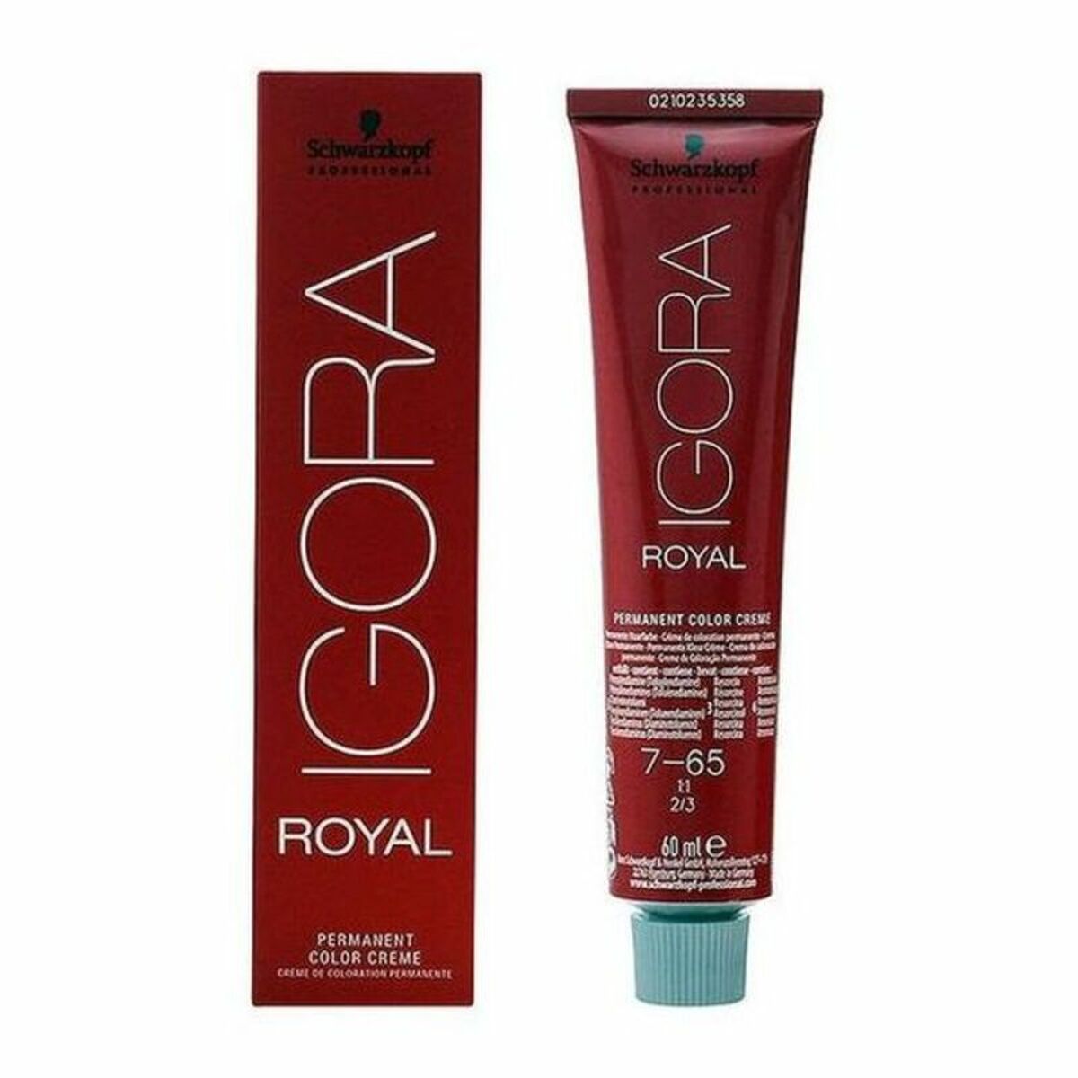 Permanent färg Igora Royal Schwarzkopf Igora Royal 7-65 Nº 7-65 Nº 9.0-rubio muy claro Nº 8.0-rubio claro 60 ml