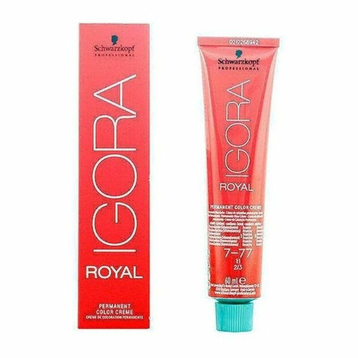 Permanent hårfärg Igora Royal Schwarzkopf 7-77 (60 ml)