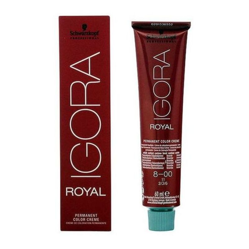 Permanent hårfärg Igora Royal Schwarzkopf Igora Royal 8-00 Nº 8-00 Nº 9.0-rubio muy claro 60 ml