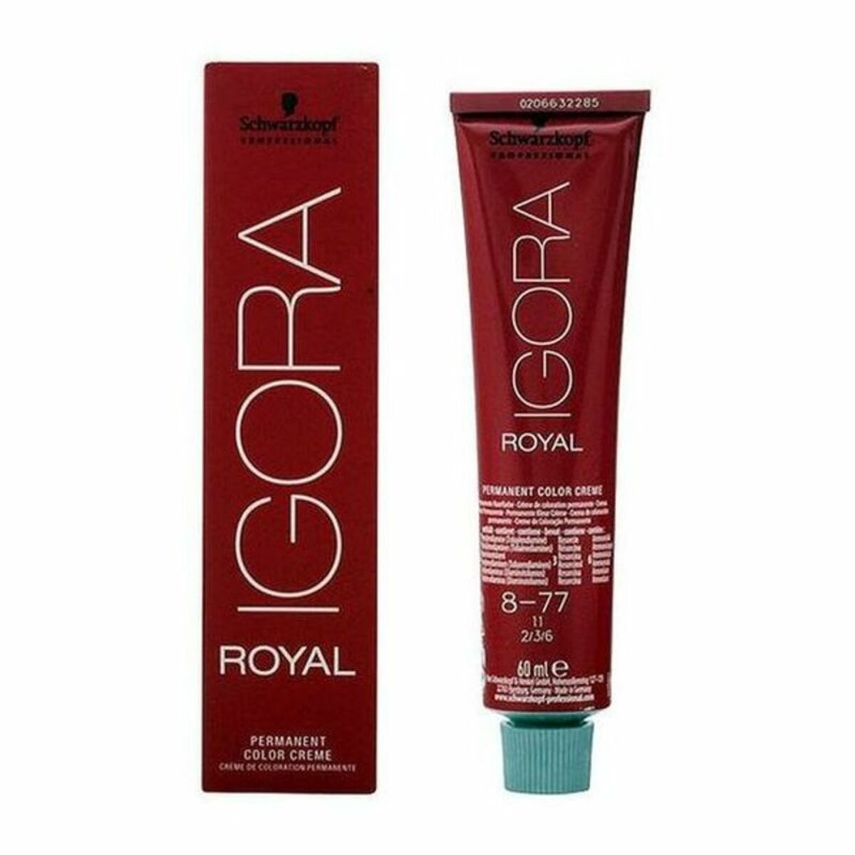 Permanent hårfärg Igora Royal Schwarzkopf Igora Royal 8-77 Nº 9.0-rubio muy claro 60 ml