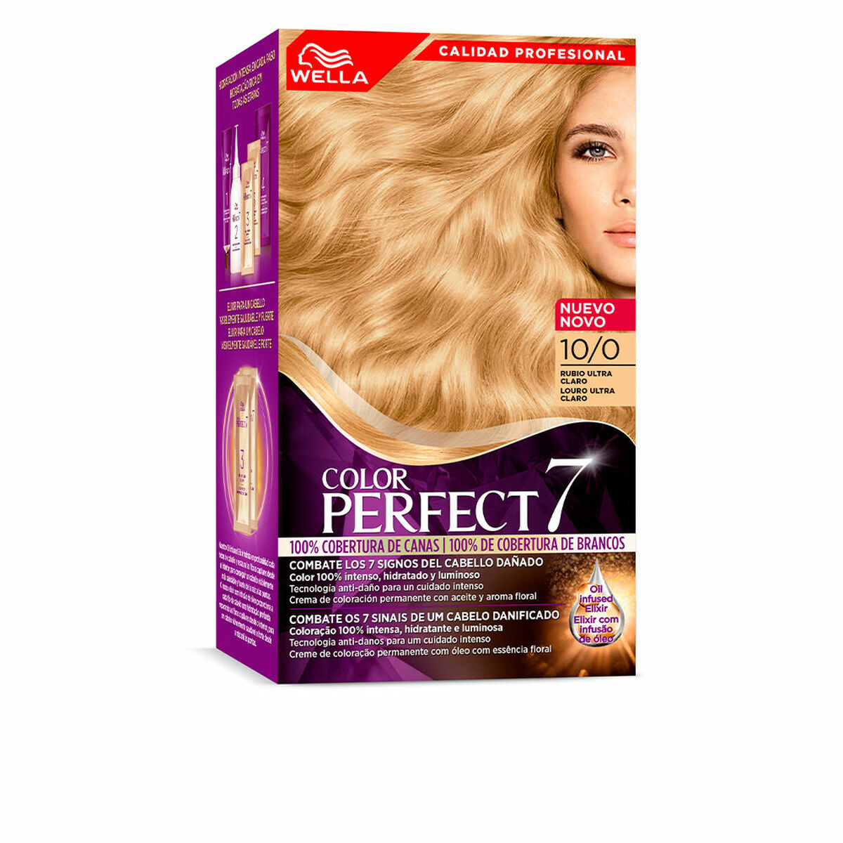 Permanent hårfärg Wella Color Perfect 7 Grått hår 60 ml