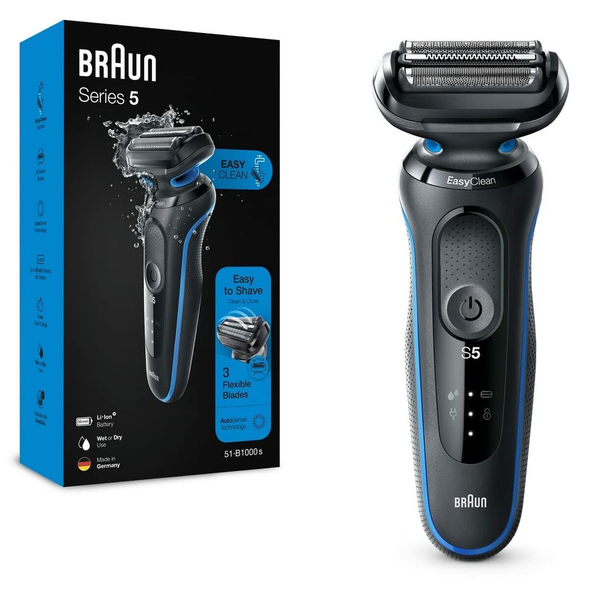 Rakapparat Braun 5 51-B1000s Blå