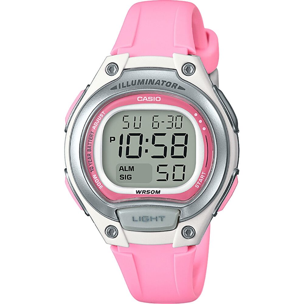 Damklocka Casio ILLUMINATOR Rosa (Ø 34 mm)