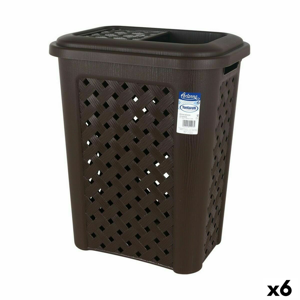 Papperskorg Tontarelli Arianna 30 L Wengue (6 antal)
