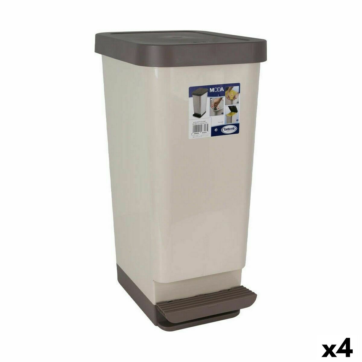 Pedalhink Tontarelli Moda Brun (4 antal)