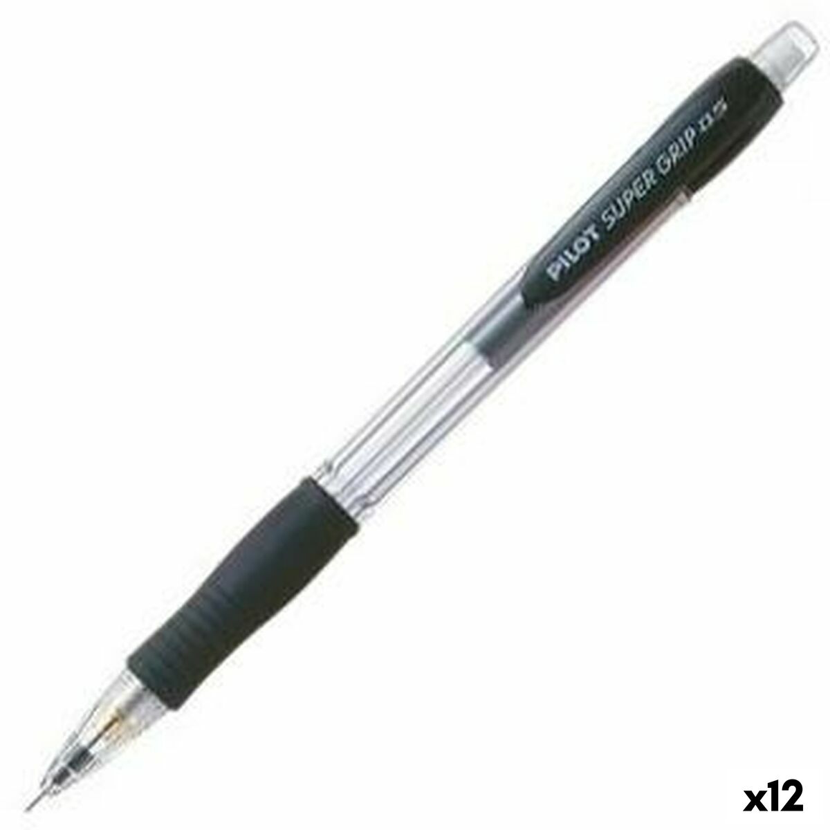 Pennset Pilot Super Grip Svart 0,5 mm (12 antal)