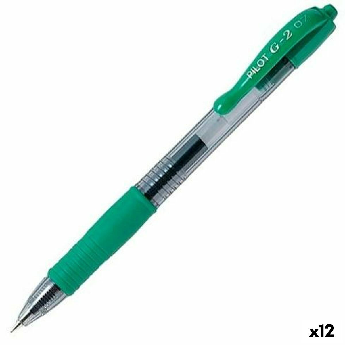 Gelpenna Pilot G-2 07 Grön 0,4 mm (12 antal)