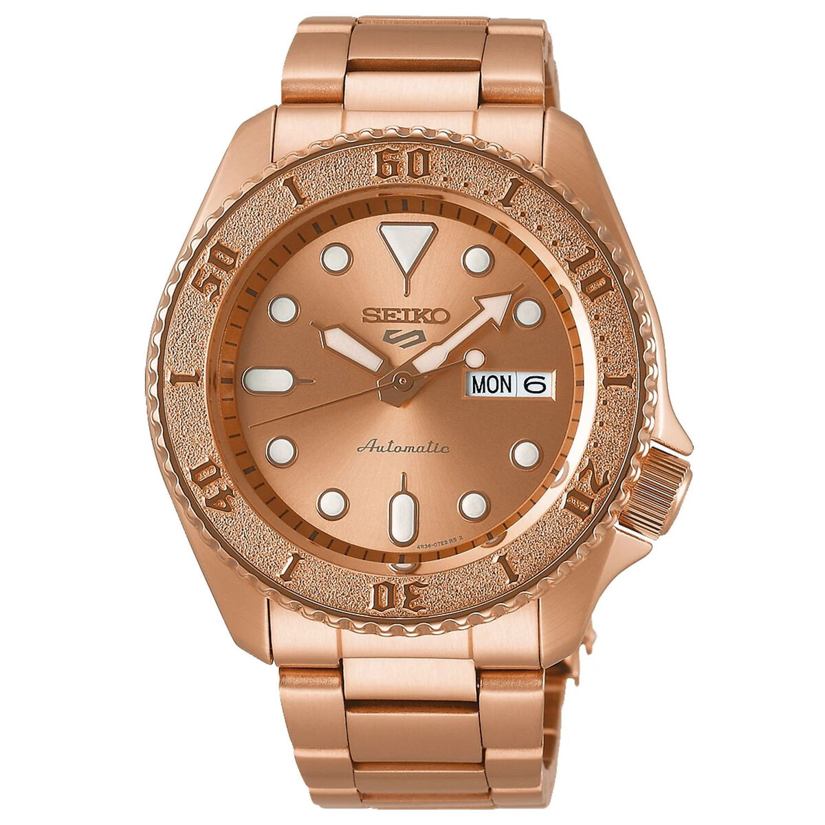 Unisexklocka Seiko SRPE72K1 Rosa (Ø 42 mm)