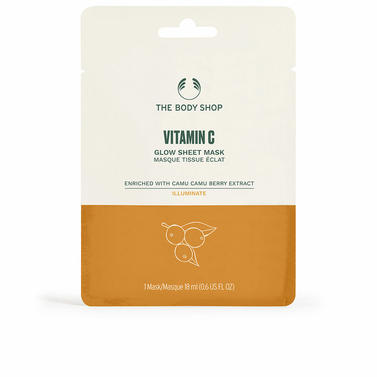 Fuktgivande Ansiktsmask The Body Shop VITAMIN C 18 ml
