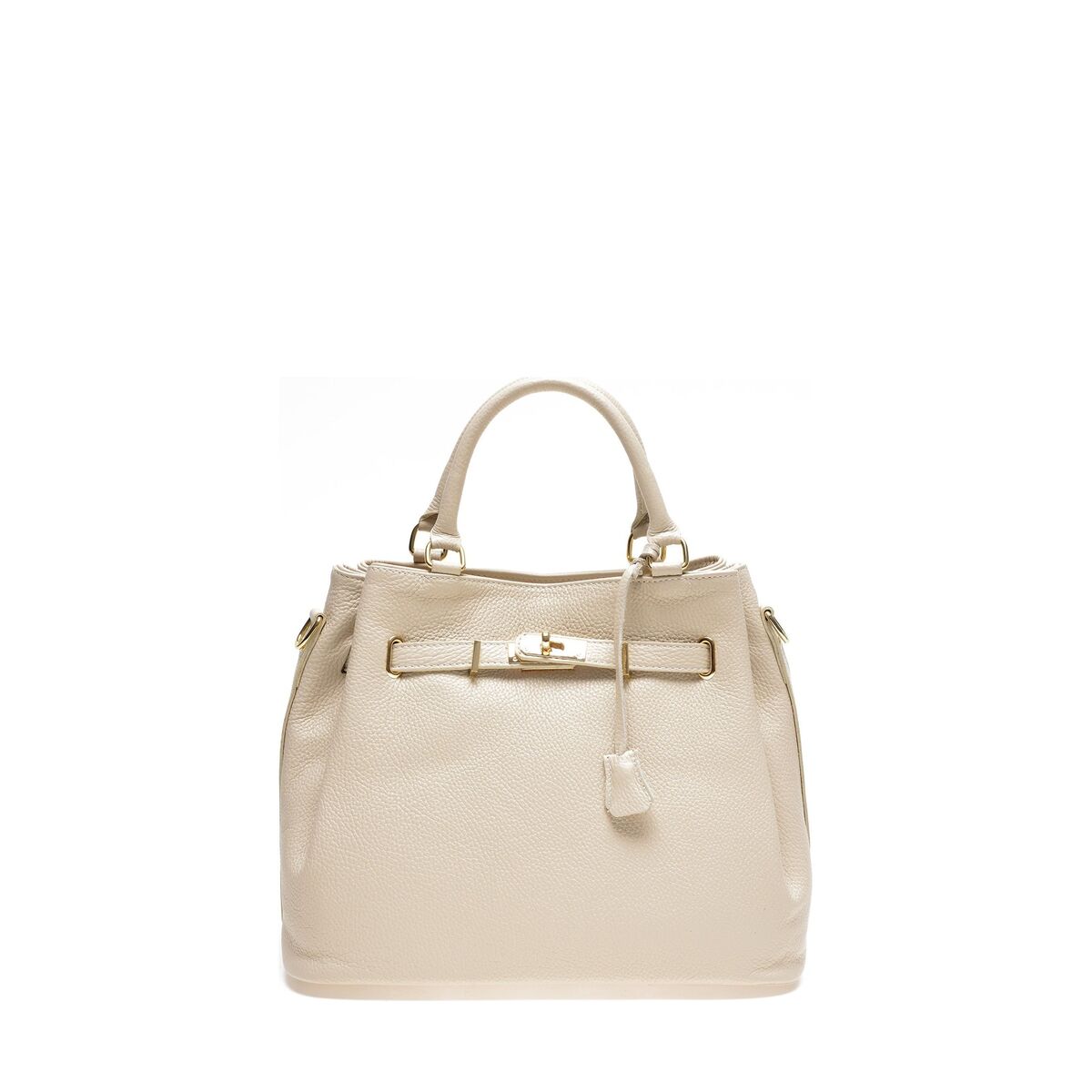 Damväska Anna Luchini SS22-AL-1762-BEIGE Beige 36 x 29 x 17 cm