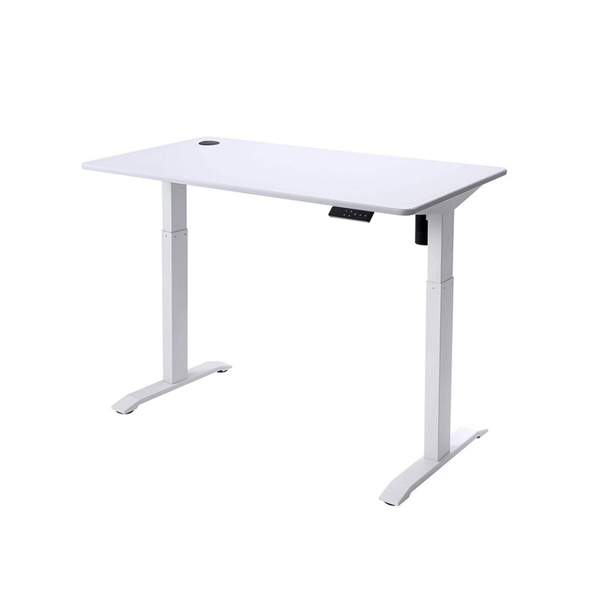 Skrivbord Urban Factory EED25UF Vit Rostfritt stål 118 x 60 cm