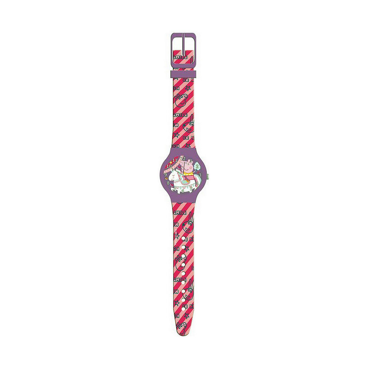 Barnklocka Peppa Pig 482608 - PLASTIC BOX (Ø 32 mm)