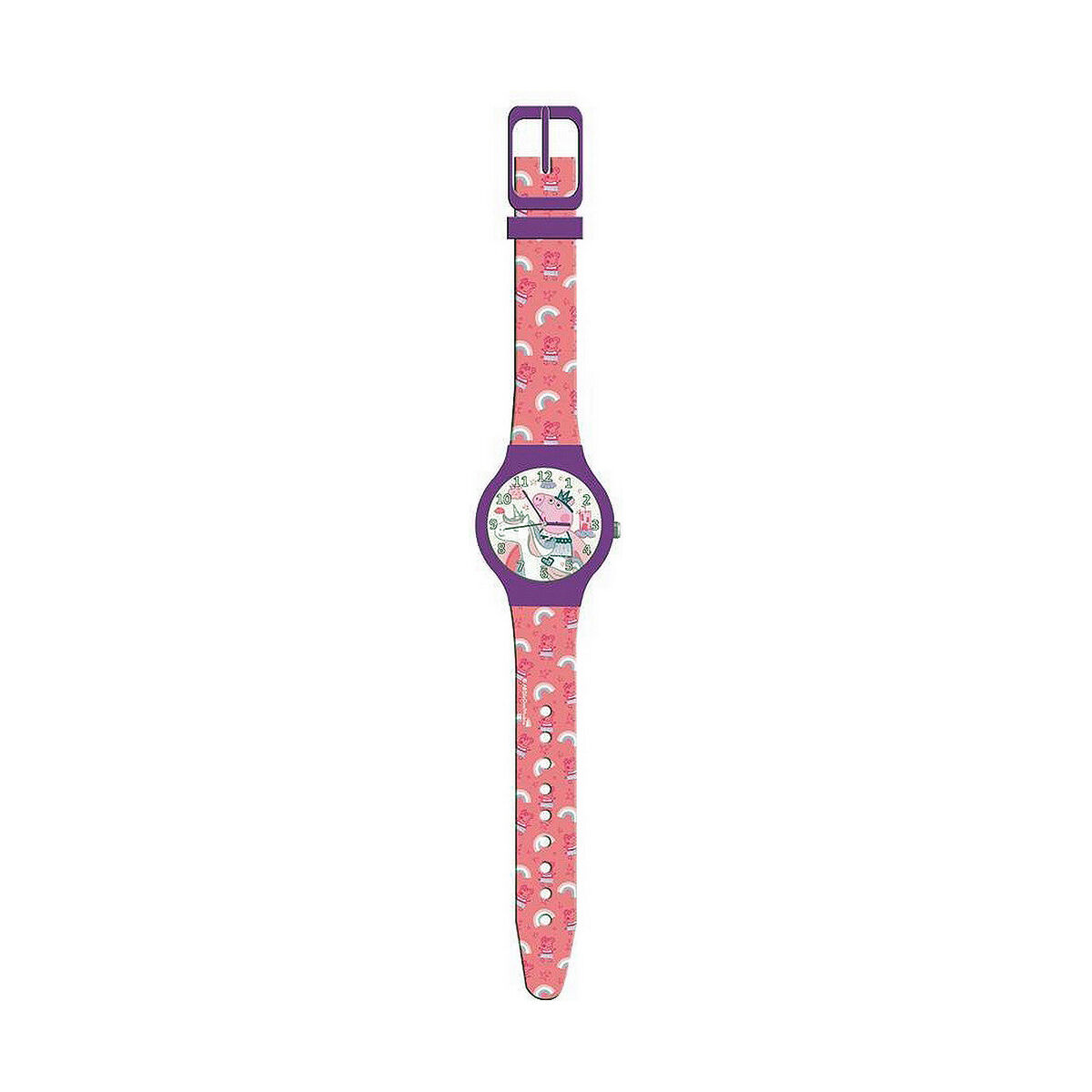 Barnklocka Peppa Pig 482625 - TIN BOX (Ø 32 mm)