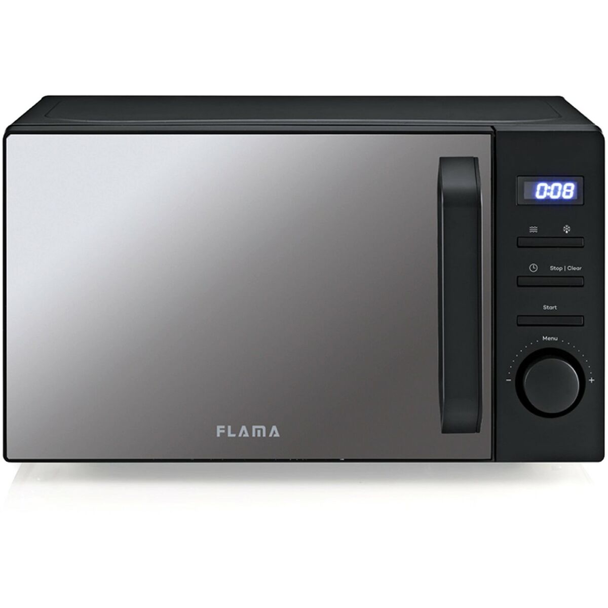 Mikrovågsugnen Flama 1833FL Svart 700 W 20 L