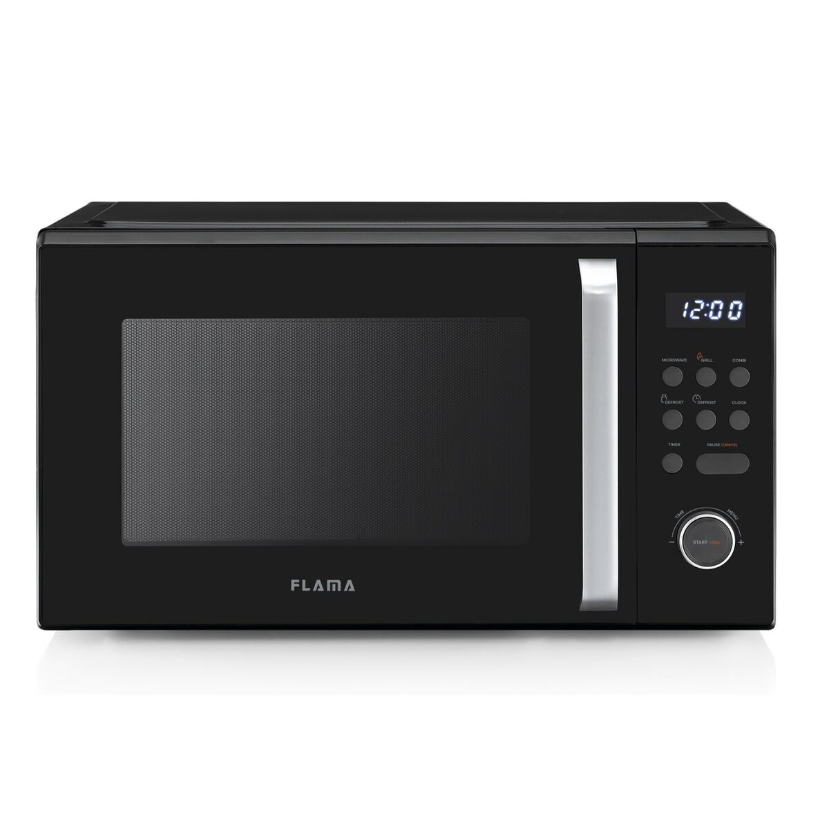 Mikrovågsugnen Flama Svart 1000 W 31 L