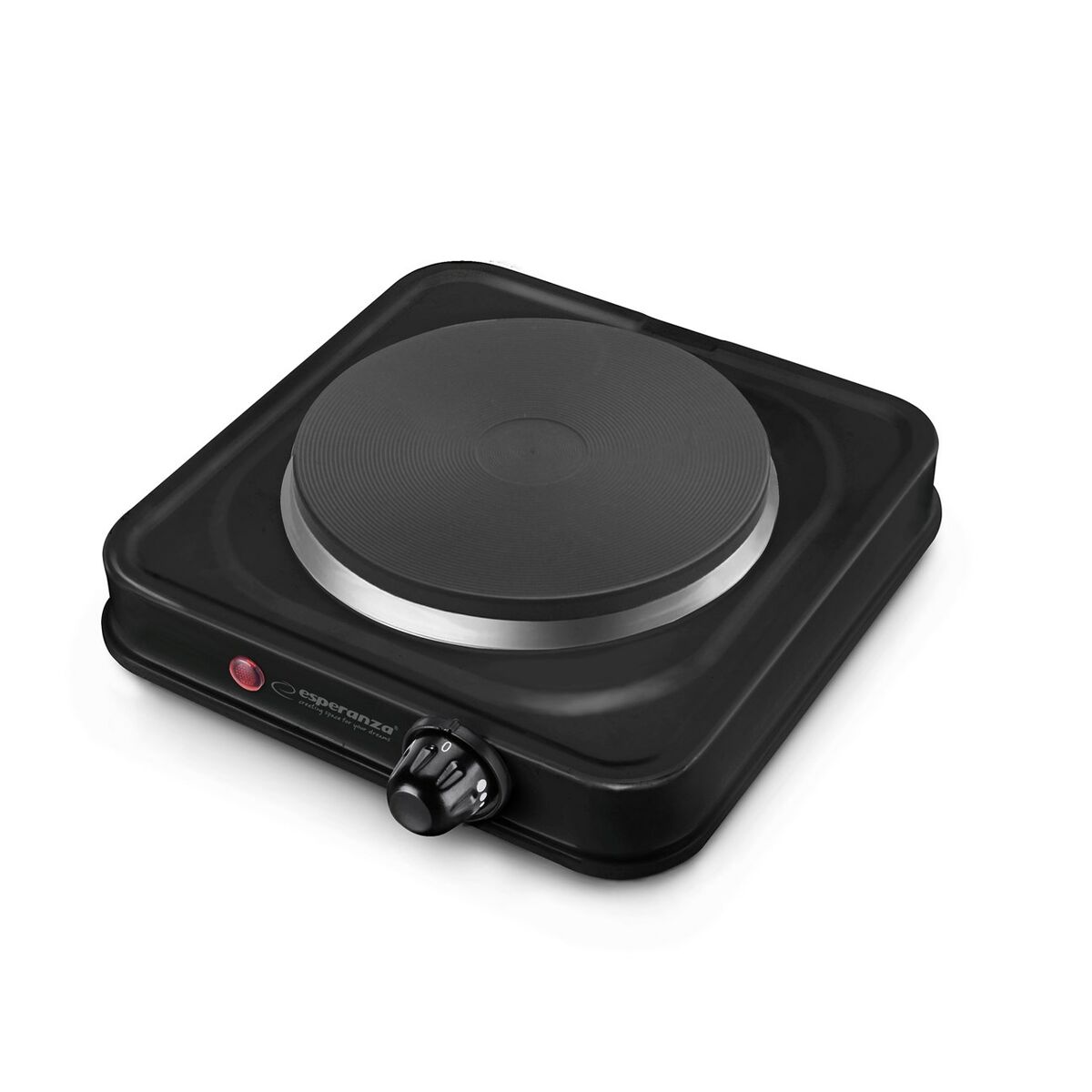 Elektrisk värmeplatta Esperanza EKH003K 21 cm 1000 W