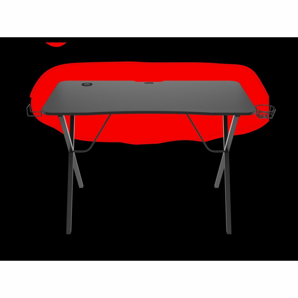 Skrivbord Gaming Gaming Genesis NDS-1606 Svart