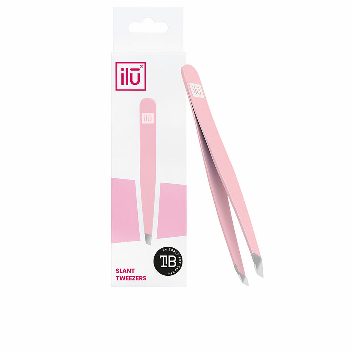 Pincetter Ilū Slant Rosa (1 antal)